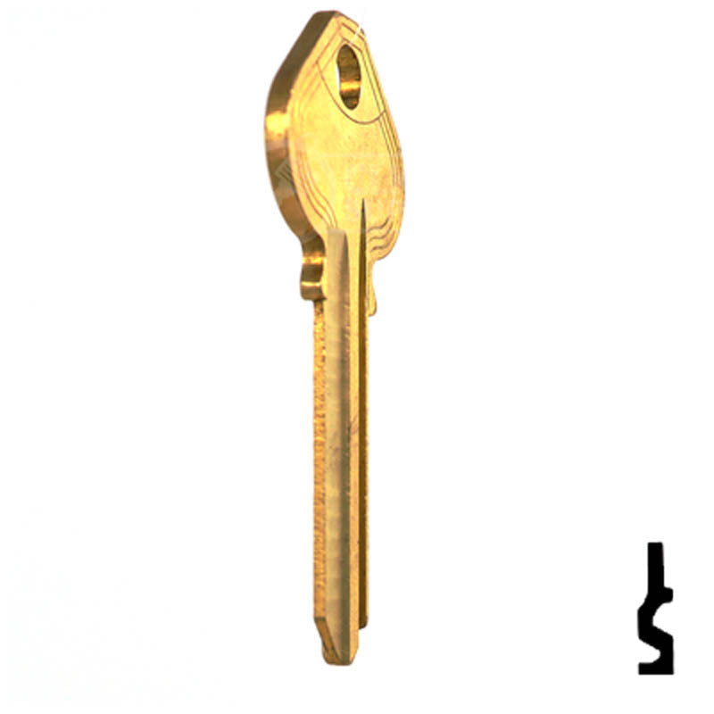 Uncut Key Blank | Russwin | RU22, A1011M Residential-Commercial Key JMA USA