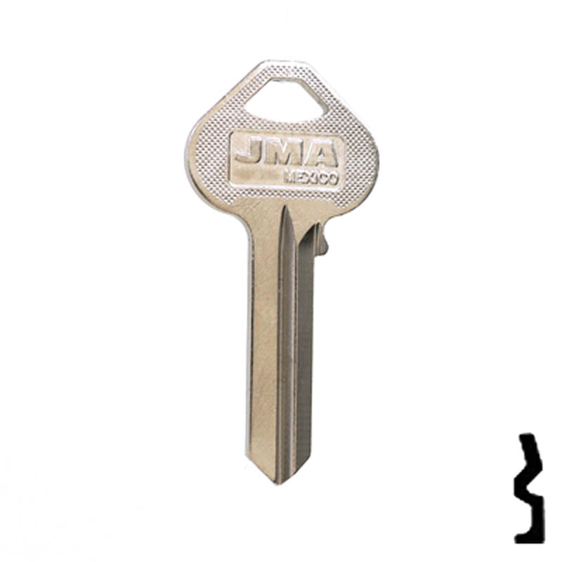 Uncut Key Blank | Russwin | RU53, A1011D41 Residential-Commercial Key JMA USA