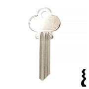 Uncut Key Blank | Sager | 1047CL Residential-Commercial Key Ilco