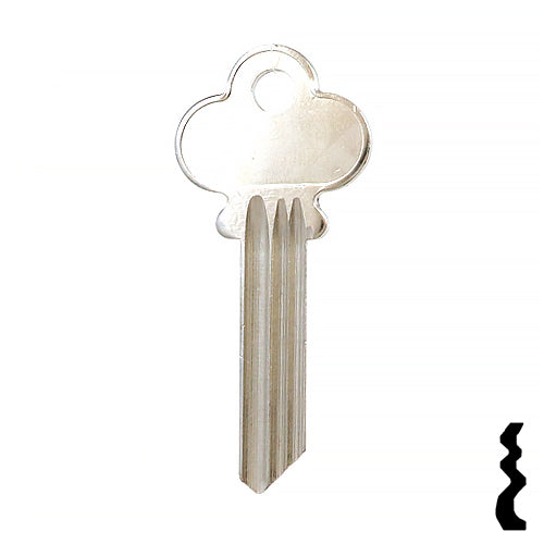 Uncut Key Blank | Sager | 1047CL Residential-Commercial Key Ilco