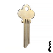 Uncut Key Blank | Sager | 1047CL Residential-Commercial Key Ilco