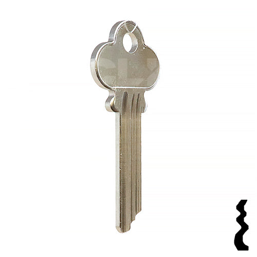 Uncut Key Blank | Sager | 1047CL Residential-Commercial Key Ilco