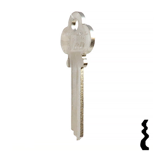 Uncut Key Blank | Sager | 1047CL Residential-Commercial Key Ilco