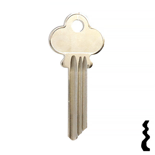Uncut Key Blank | Sager | 1047CL Residential-Commercial Key Ilco