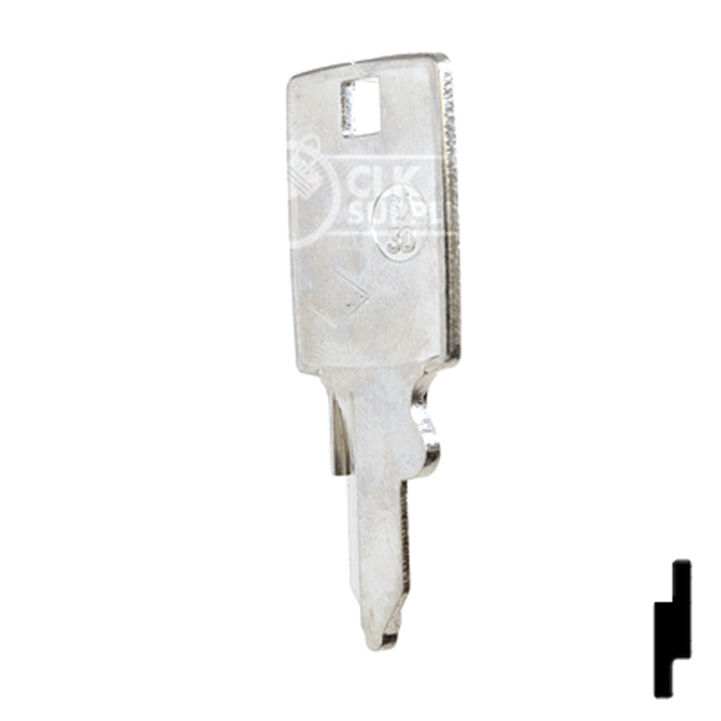 Uncut Key Blank | Samsonite | SA-3D Residential-Commercial Key JMA USA