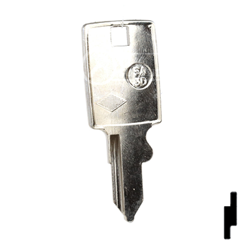 Uncut Key Blank | Samsonite | SA-3D Residential-Commercial Key JMA USA