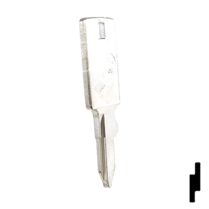 Uncut Key Blank | Samsonite | SA-3D Residential-Commercial Key JMA USA