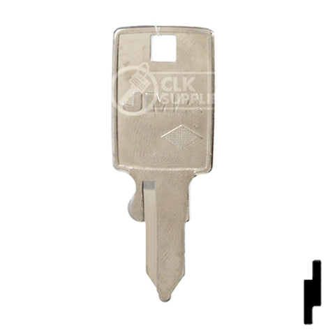 Uncut Key Blank | Samsonite | SA-3D Residential-Commercial Key JMA USA