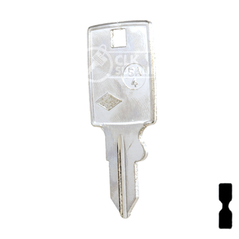 Uncut Key Blank | Samsonite | SA-4 Residential-Commercial Key JMA USA