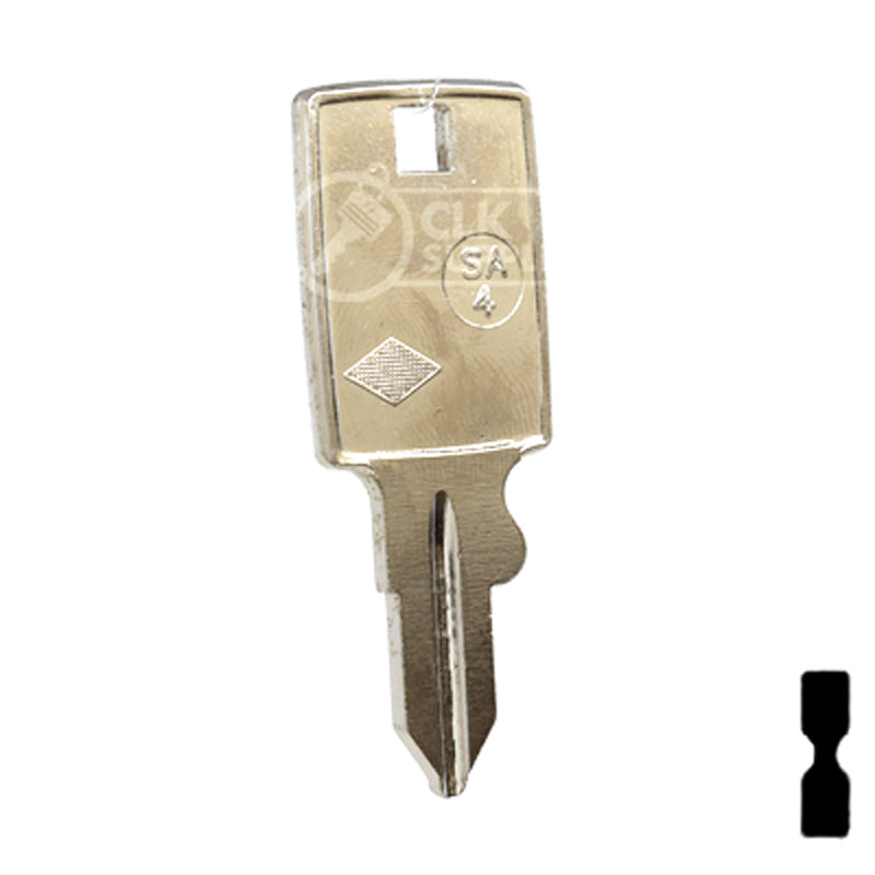 Uncut Key Blank | Samsonite | SA-4 Residential-Commercial Key JMA USA