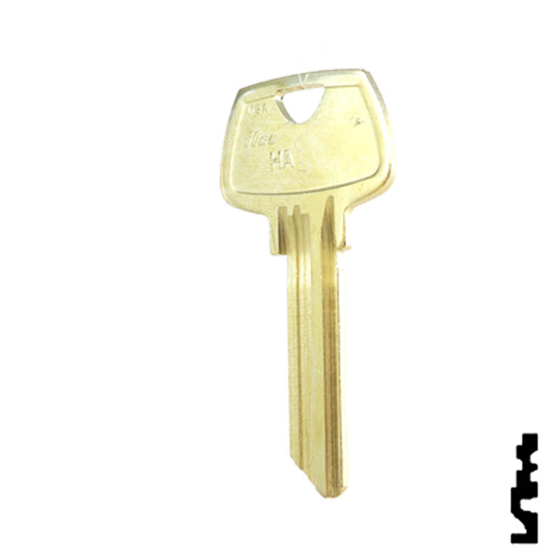 Uncut Key Blank | Sargent | 01007HA Residential-Commercial Key Ilco