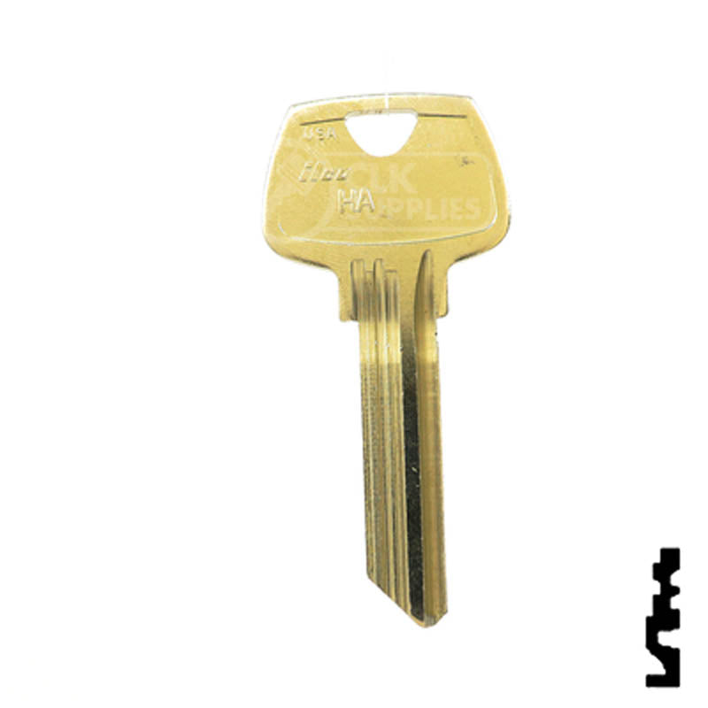 Uncut Key Blank | Sargent | 01007HA Residential-Commercial Key Ilco
