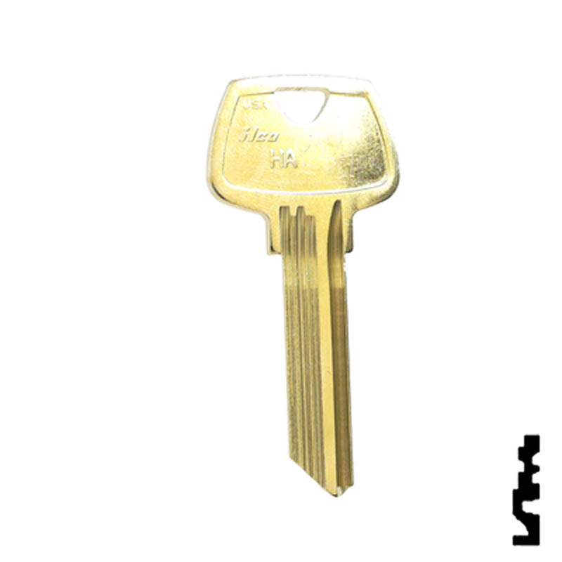 Uncut Key Blank | Sargent | 01007HA Residential-Commercial Key Ilco