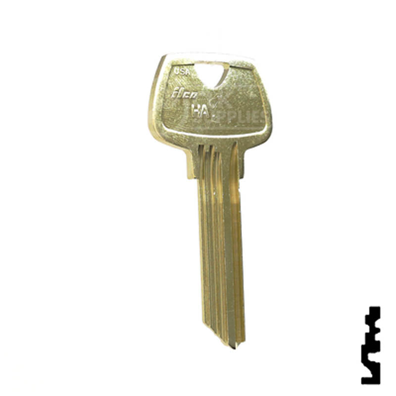 Uncut Key Blank | Sargent | 01007HA Residential-Commercial Key Ilco