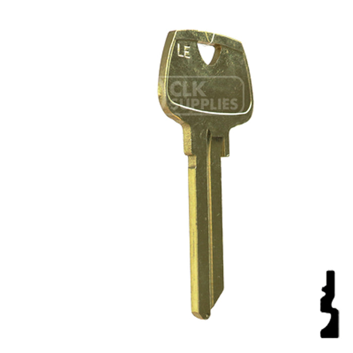 Uncut Key Blank | Sargent | 01007LE Residential-Commercial Key Ilco