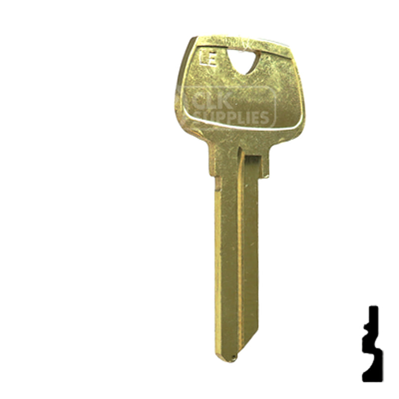 Uncut Key Blank | Sargent | 01007LE Residential-Commercial Key Ilco