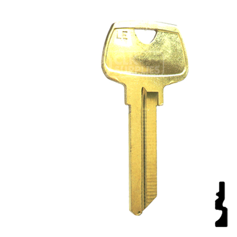 Uncut Key Blank | Sargent | 01007LE Residential-Commercial Key Ilco