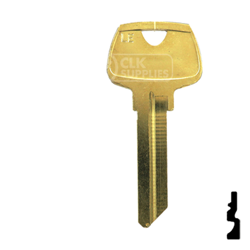 Uncut Key Blank | Sargent | 01007LE Residential-Commercial Key Ilco