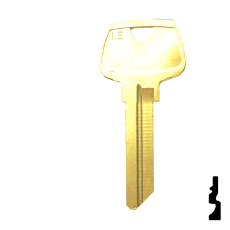Uncut Key Blank | Sargent | 01007LE Residential-Commercial Key Ilco