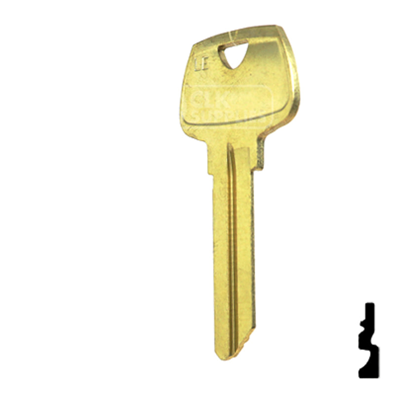 Uncut Key Blank | Sargent | 01007LE Residential-Commercial Key Ilco