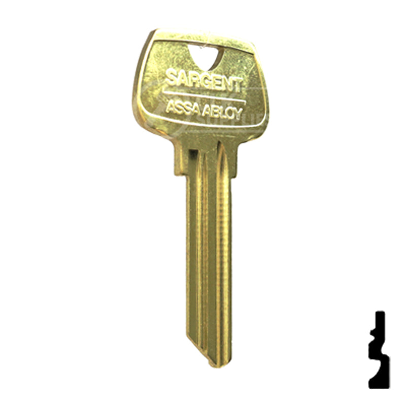 Uncut Key Blank | Sargent | 01007LE Residential-Commercial Key Ilco