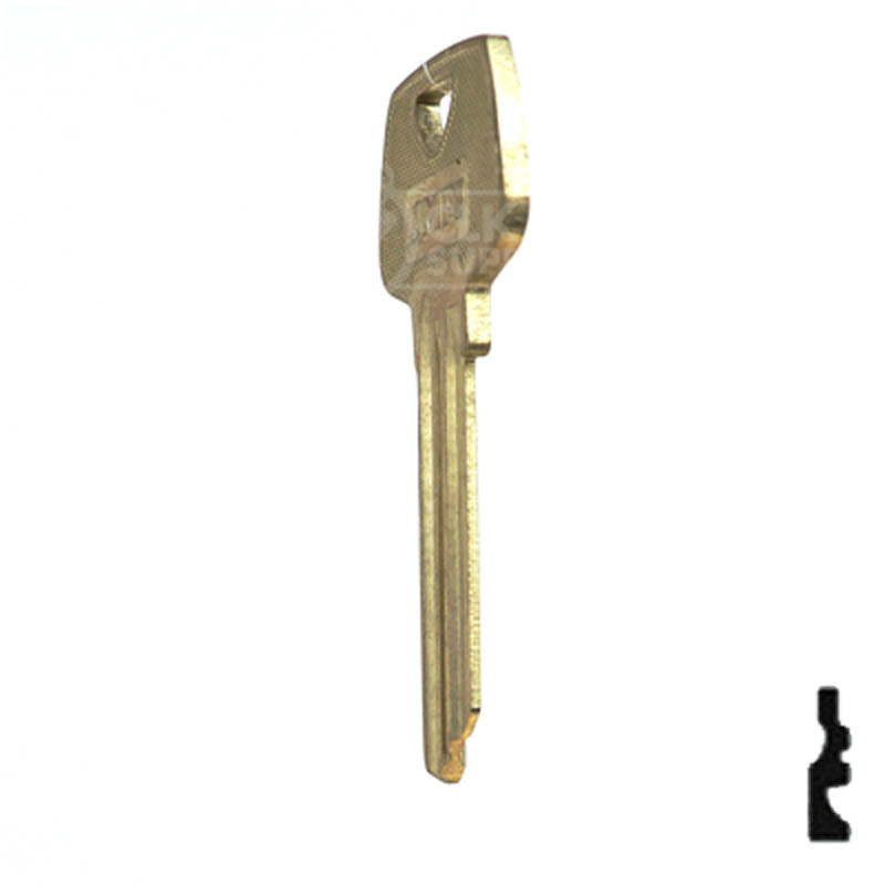 Uncut Key Blank | Sargent | 01007RF Residential-Commercial Key Ilco