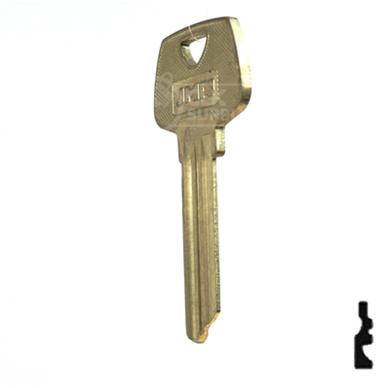 Uncut Key Blank | Sargent | 01007RF Residential-Commercial Key Ilco