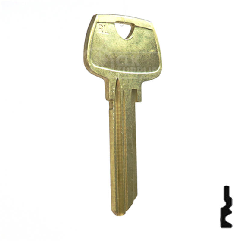 Uncut Key Blank | Sargent | 01007RL Residential-Commercial Key Ilco
