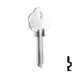 Uncut Key Blank | Sargent | 01010, S4 Residential-Commercial Key Ilco