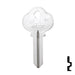 Uncut Key Blank | Sargent | 01010, S4 Residential-Commercial Key Ilco