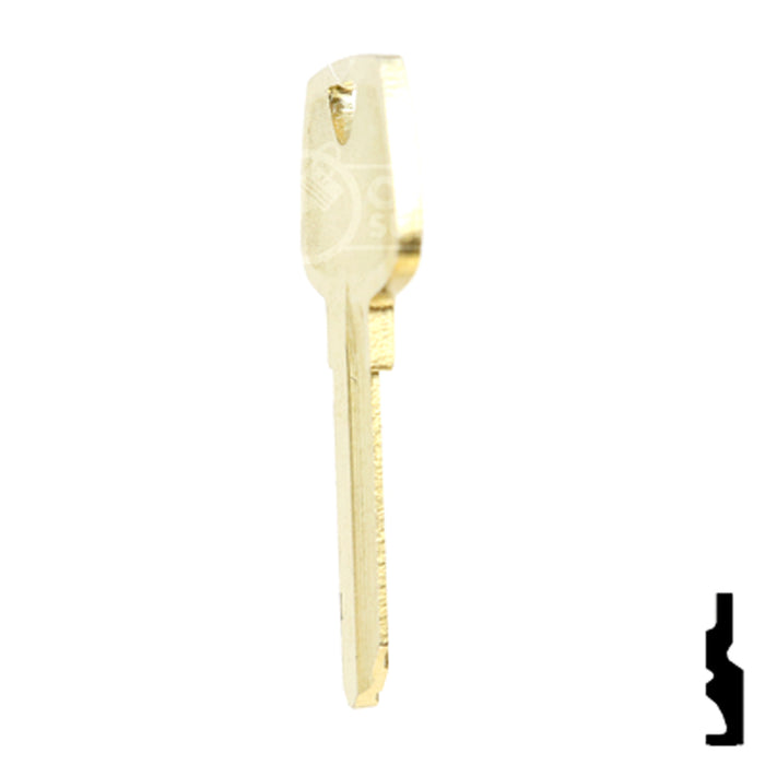 Uncut Key Blank | Sargent | 1007LC Residential-Commercial Key Ilco