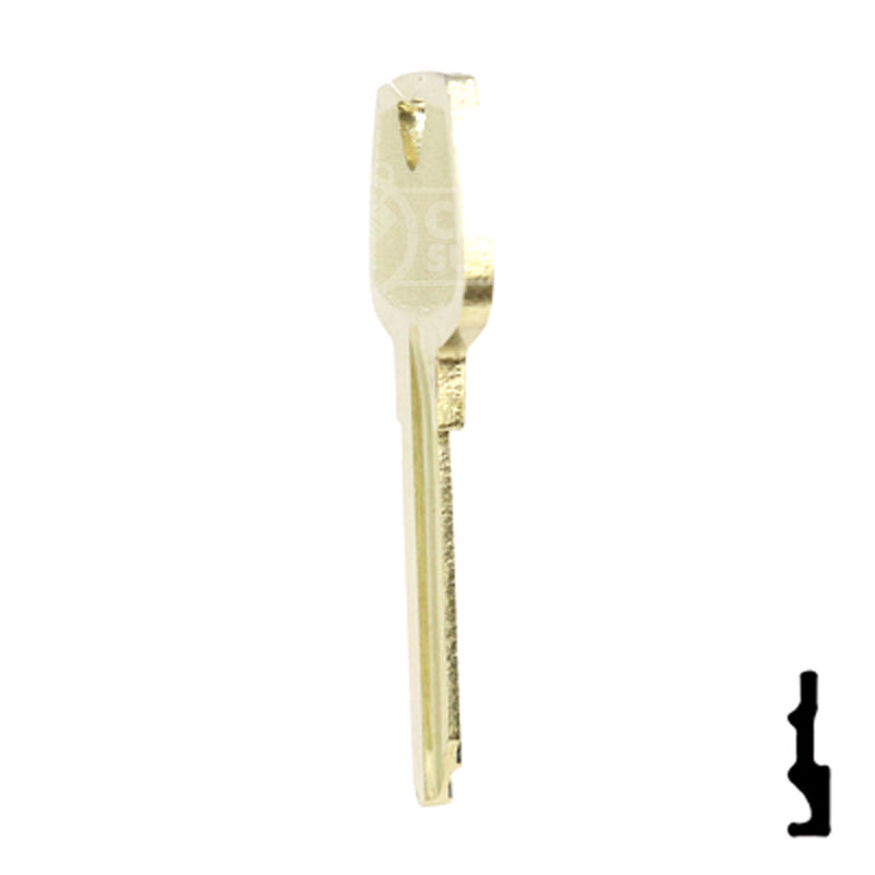 Uncut Key Blank | Sargent | 1007LD Residential-Commercial Key Ilco