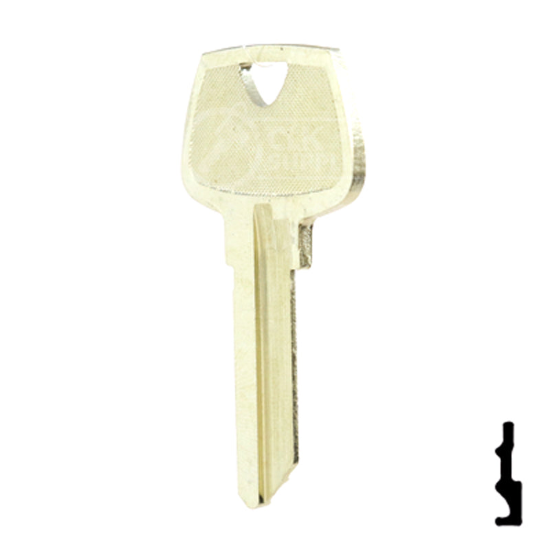 Uncut Key Blank | Sargent | 1007LD Residential-Commercial Key Ilco