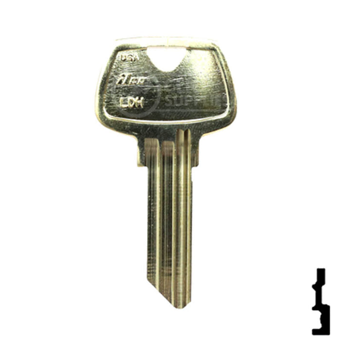 Uncut Key Blank | Sargent | 1007LDH Residential-Commercial Key Ilco