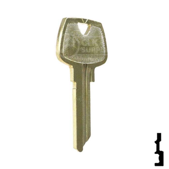 Uncut Key Blank | Sargent | 1007LDH Residential-Commercial Key Ilco