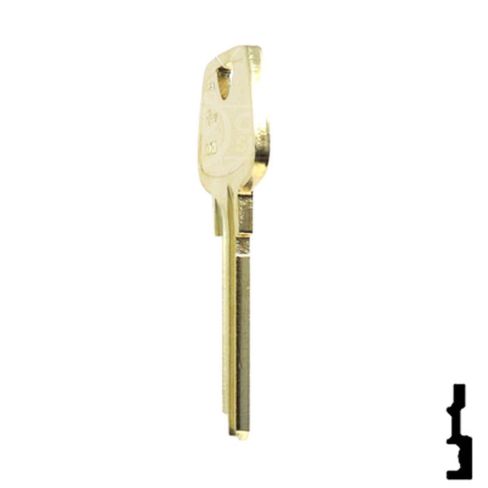 Uncut Key Blank | Sargent | 1007LDH Residential-Commercial Key Ilco