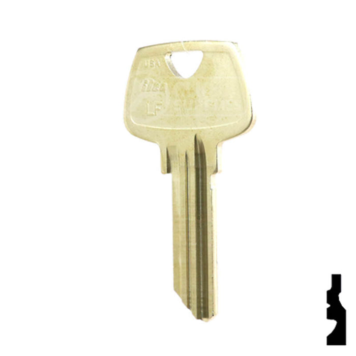 Uncut Key Blank | Sargent | 1007LF Residential-Commercial Key Ilco