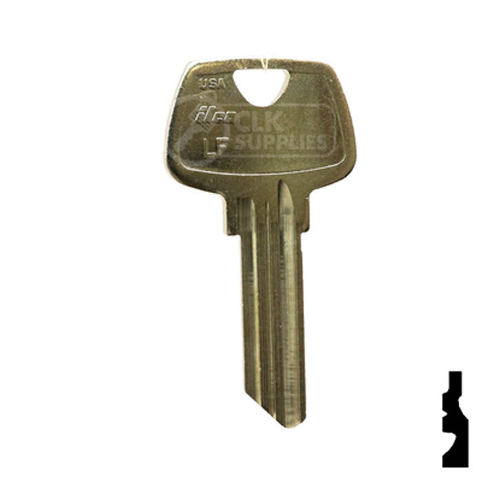 Uncut Key Blank | Sargent | 1007LF Residential-Commercial Key Ilco