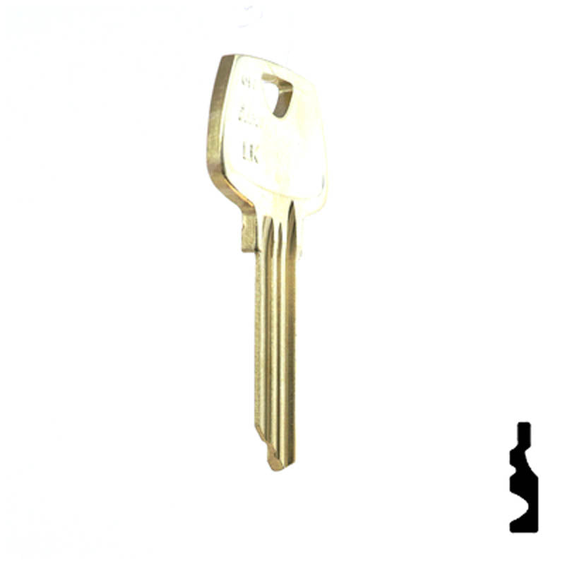Uncut Key Blank | Sargent | 1007LK Residential-Commercial Key Ilco