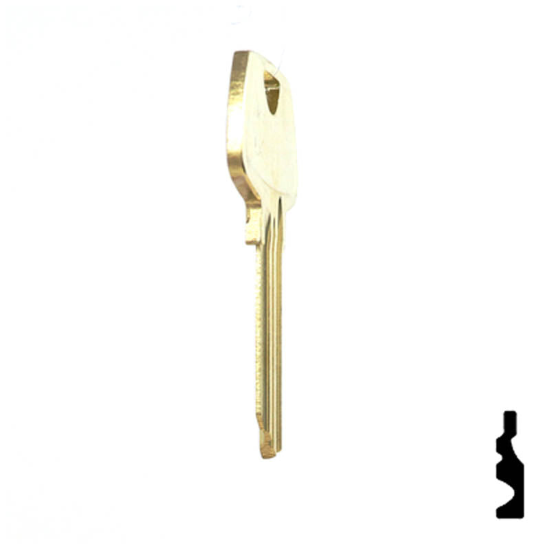 Uncut Key Blank | Sargent | 1007LK Residential-Commercial Key Ilco