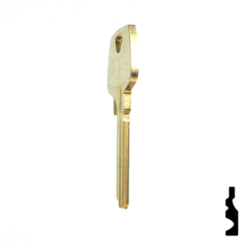 Uncut Key Blank | Sargent | 1007LK Residential-Commercial Key Ilco