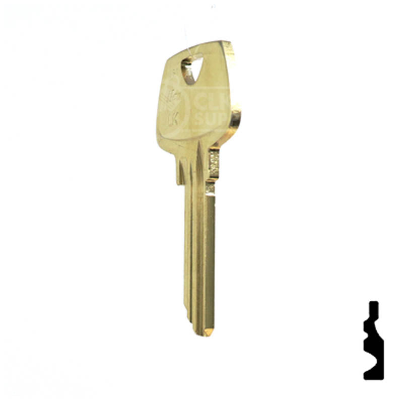 Uncut Key Blank | Sargent | 1007LK Residential-Commercial Key Ilco