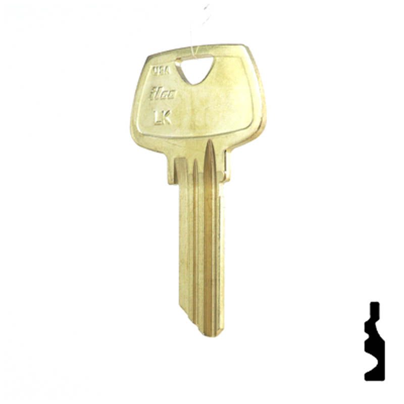 Uncut Key Blank | Sargent | 1007LK Residential-Commercial Key Ilco