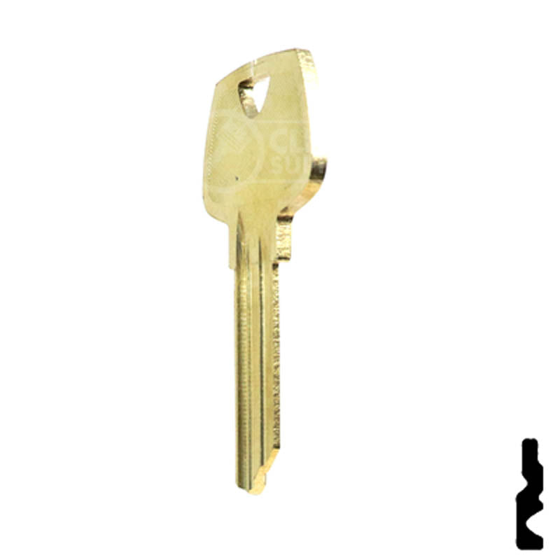 Uncut Key Blank | Sargent | 1007RL Residential-Commercial Key Ilco