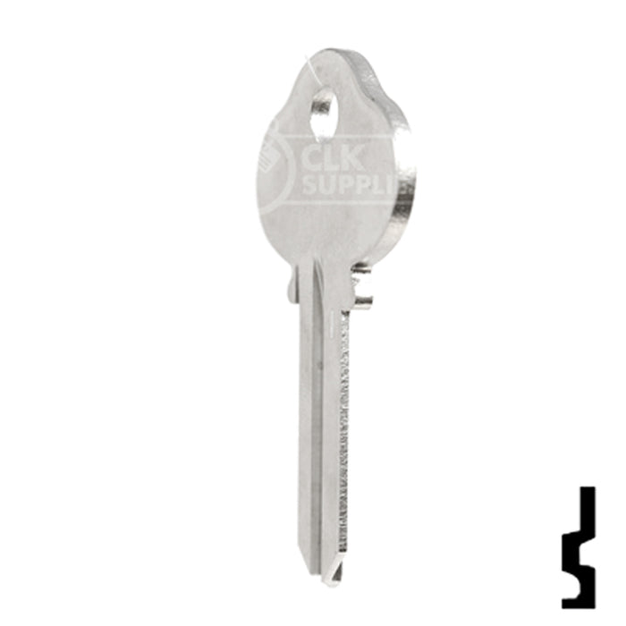 Uncut Key Blank | Sargent | 1009-S1 Residential-Commercial Key Ilco