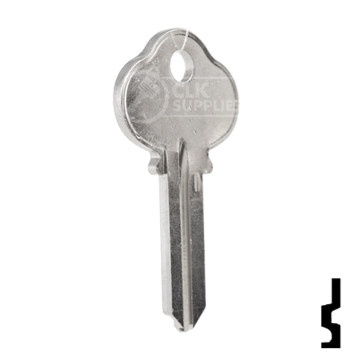 Uncut Key Blank | Sargent | 1009-S1 Residential-Commercial Key Ilco