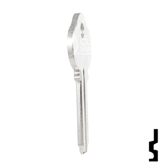 Uncut Key Blank | Sargent | 1009-S1 Residential-Commercial Key Ilco