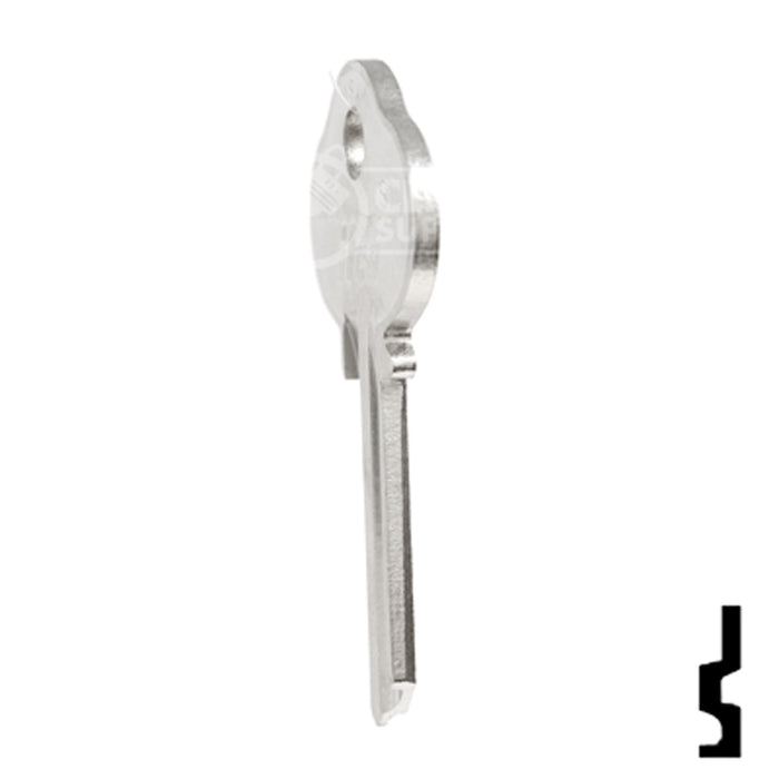 Uncut Key Blank | Sargent | 1009-S1 Residential-Commercial Key Ilco