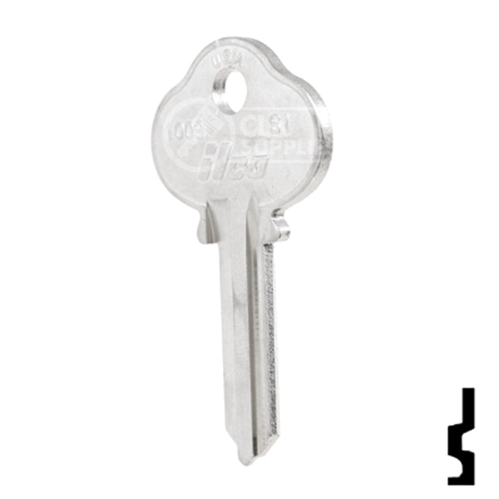 Uncut Key Blank | Sargent | 1009-S1 Residential-Commercial Key Ilco