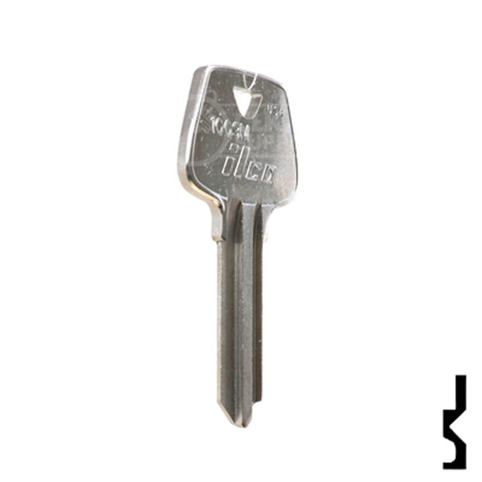 Uncut Key Blank | Sargent | 1009M Residential-Commercial Key Ilco